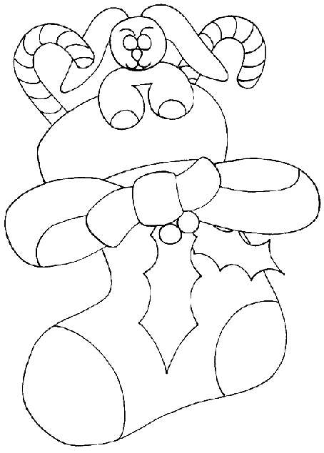 Skarpety świąteczne kolorowanki